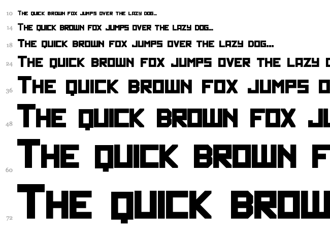 Politik font waterfall